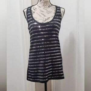 Rue21 Sequined Racer Back Tank Top for Women